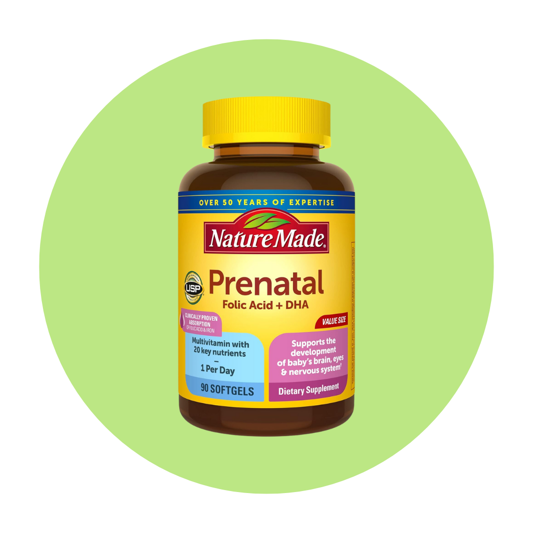 Nature-Made Prenatal Folic Acid + DHA Softgels