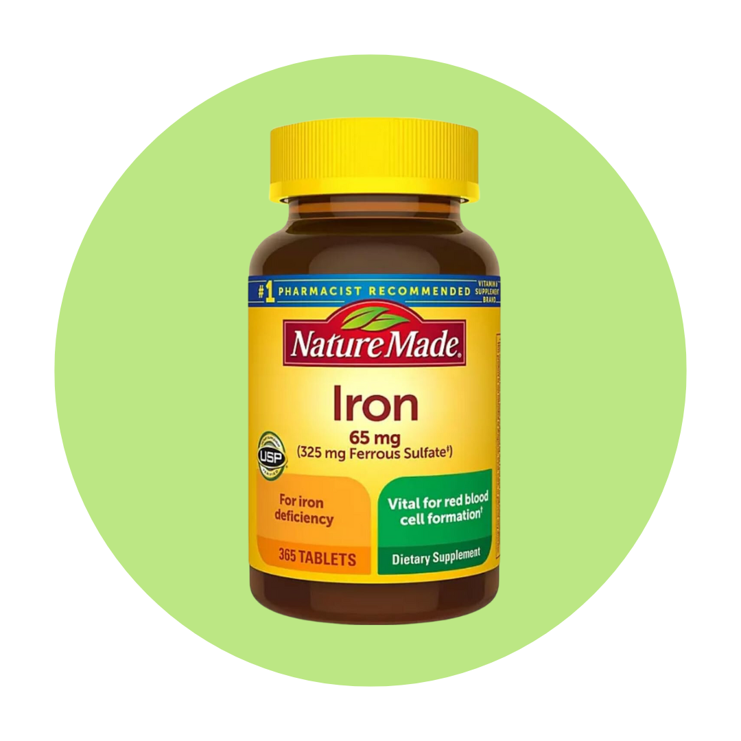 Nature Made Iron 65 mg Tablets