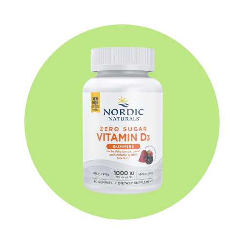 Nordic Naturals Zero sugar Vitamin D3 Gummies