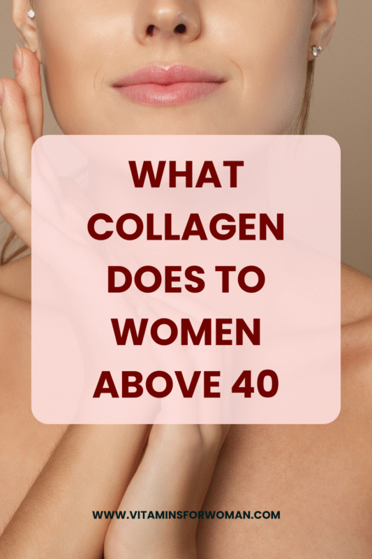 Collagen and skin elasticity after 40