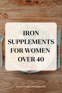 Iron supplements beyond pregnancy